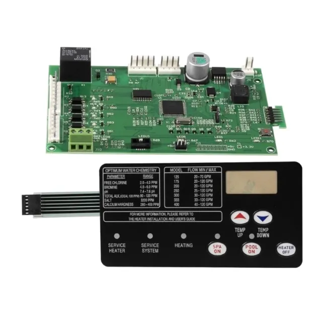 42002-0007S Control Board Kit with 472610Z Heater Switchs Pad For Swimming Pool
