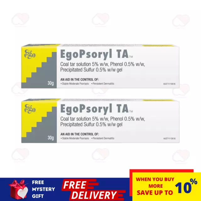 2 X 30G Ego EgoPsoryl TA Control Psoriasis & Dermatite Persistante EUR  29,47 - PicClick FR