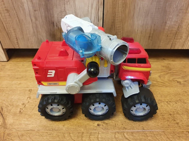 MATCHBOX BIG RIG Smokey Fire Truck Interactive Transforming Talking Fire Engine 20.00 PicClick UK