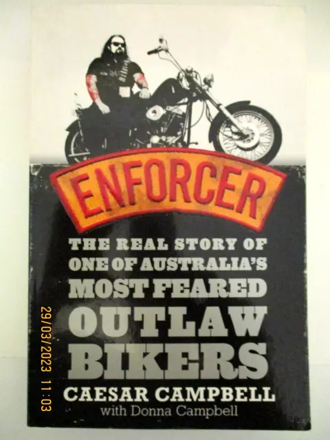 ~ENFORCER by CAESAR CAMPBELL and DONNA CAMPBELL - OUTLAW BIKERS - VGC~