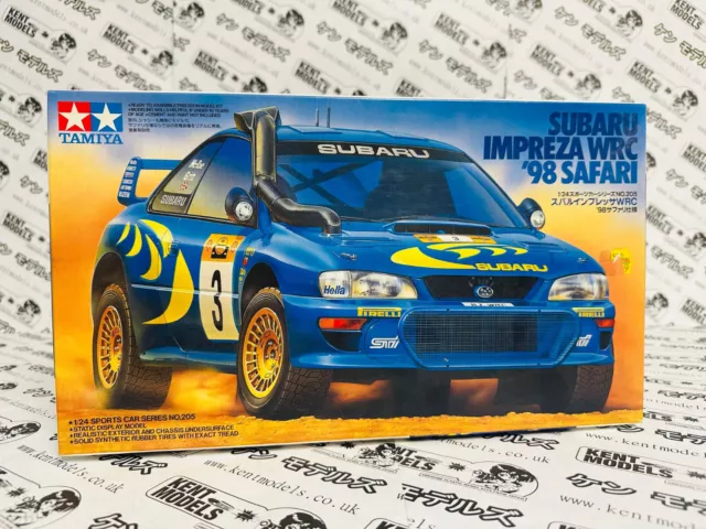 Tamiya Vintage 1:24 Maßstab Subaru Impreza WRC '98 Safari Rallye Modellbausatz