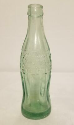 Vintage Green Glass 6 oz Embossed Coke Cola Bottle Oklahoma City, OK