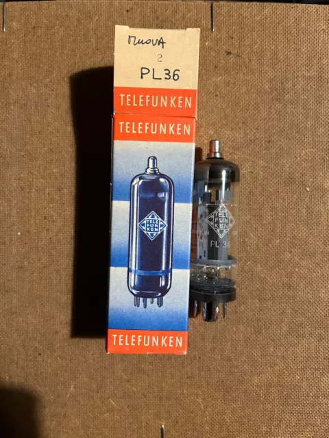 Valvola PL36 Telefunken nuova, con scatola originale