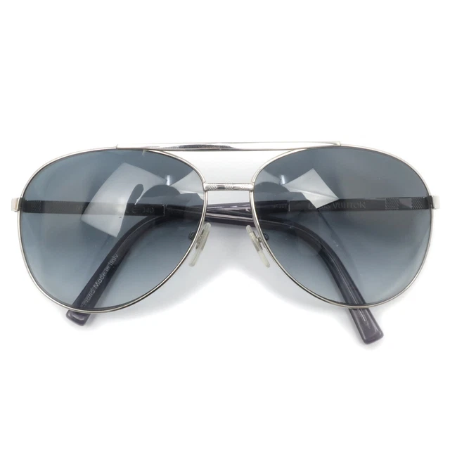 LOUIS VUITTON Z0340U Attitude Pilot Sunglasses Silver X Dark gray Auth  Unisex $755.09 - PicClick AU