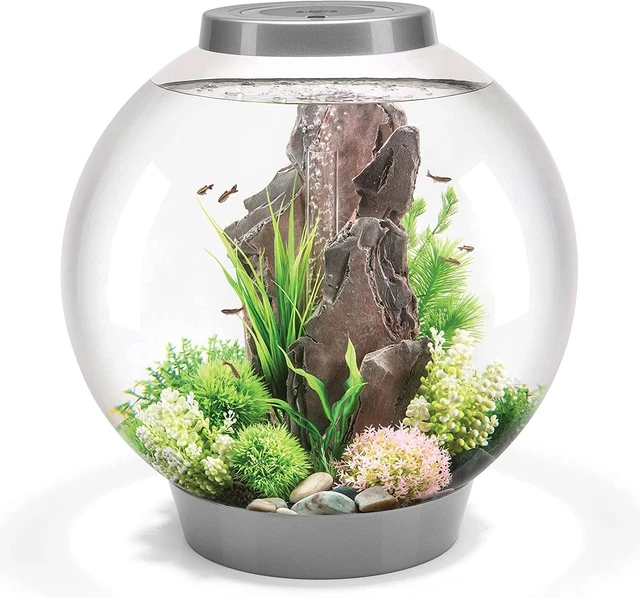 Classic 60 Aquarium with Standard Light - 16 Gallon, Silver LED Lighting