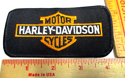 Harley Bar & Shield patch vintage motorcycle collectible old biker vest emblem