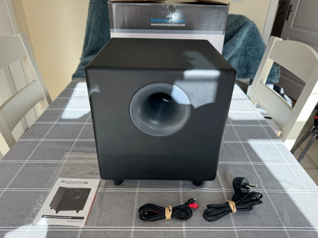 AUDIOENGINE S8 POWERED Home Subwoofer Speaker 240W Built in amplifier £