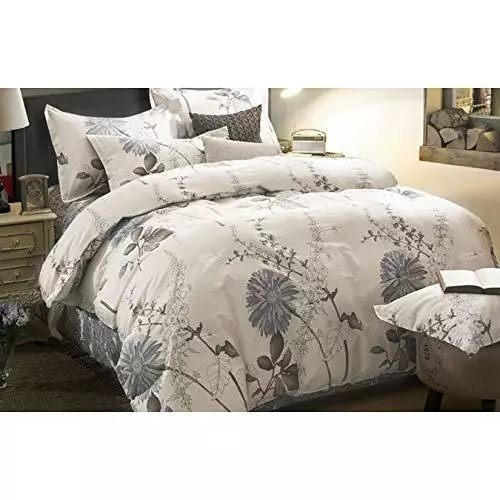 Wake In Cloud - Floral Comforter Set, Cottagecore Tiny Flowers