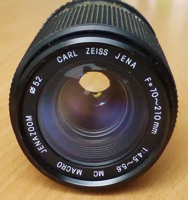 Carl Zeiss Zoom 70-210 mm f/4,5 - 5,6 Jena licensed Macro Zoom Objektiv Lens
