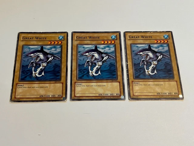 YUGIOH GREAT WHITE Sdy-E009 1.80 - PicClick UK