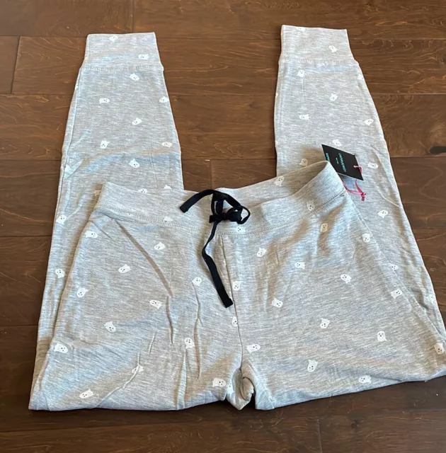 Cynthia Rowley Womems Pajama Pants Sz L Halloween Themed Ghost Print NWT