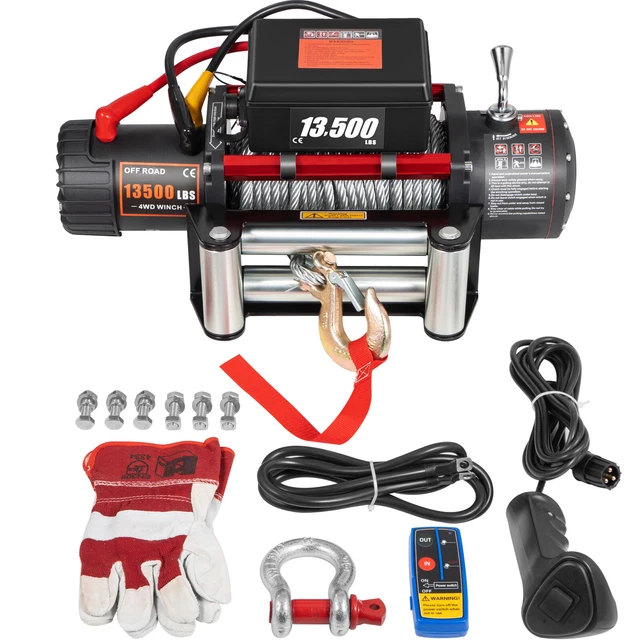 Treuil Electrique 12V Quad 13500lbs, 6123KG Avec Télécommande - Foto 9