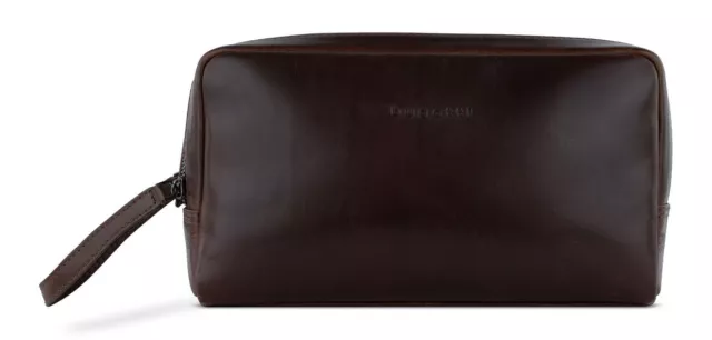 bugatti Romano Toiletry Bag Brown