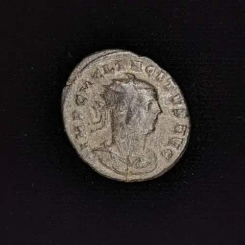 Roman Silver Coin -- Tacitus Antoninianus