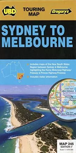 Sydney to Melbourne NP (Touring Map), Universal Publish