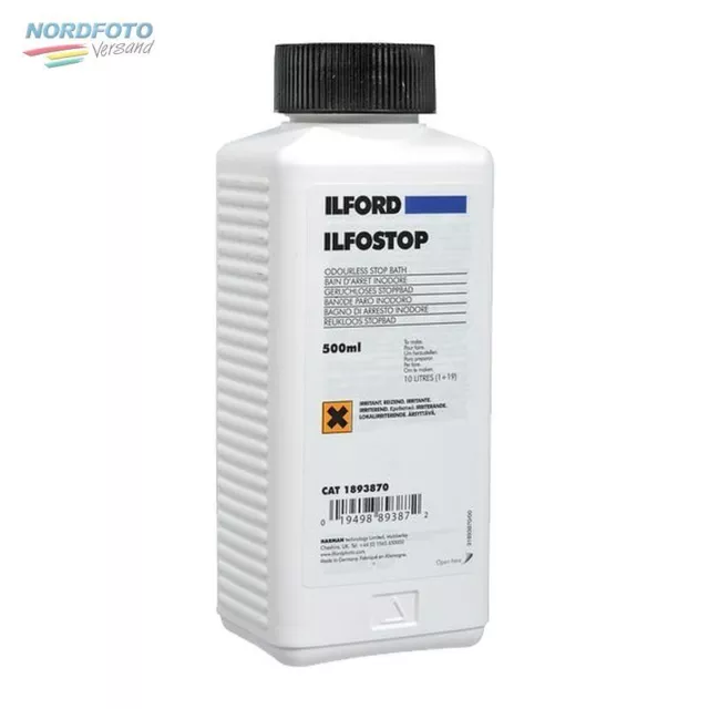 ILFORD Ilfostop 500 ml (EUR 39,90/l)