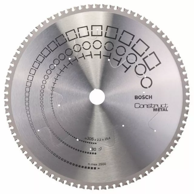 Bosch 2608641729 305mm 80T Circular Saw Blade Construct Metal