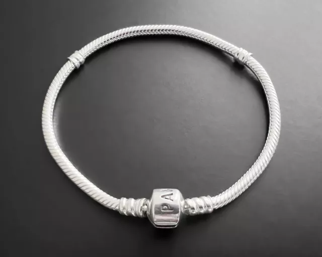 AUTHENTIC PANDORA MOMENTS 925 ALE Sterling Silver Snake Chain