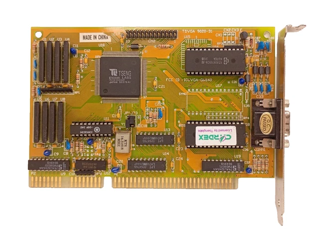 TSENG ET4000AX ISA retro graphics card EUR 75,35 - PicClick IT