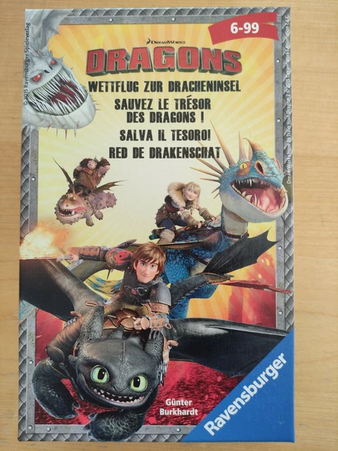 Mitbringspiel "Dragons Wettflug zur Dracheninsel" - von Ravensburger