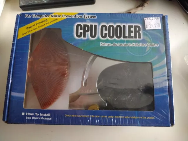 Zalman Cpu Cooler Bran New