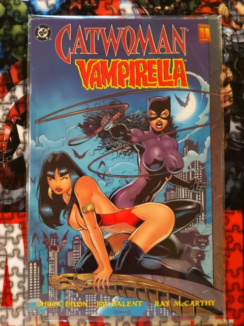 Catwoman Vampirella The Furies #1 One Shot 1997 DC Harris (3R)
