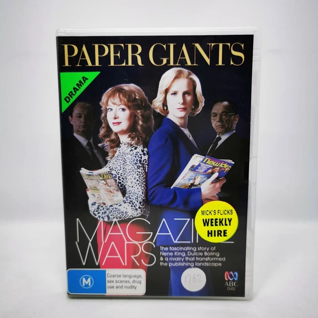 Magazine Wars Paper Giants (DVD 2013 Region 4) ABC Drama Movie Film Nene King