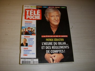 TELE POCHE 2185 24.12.2007 Patrick SEBASTIEN Nick CUTTER Amel BENT Julien LEPERS 