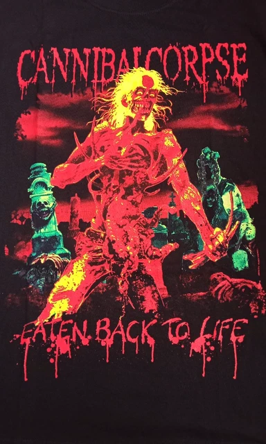 CANNIBAL CORPSE EATEN BACK TO LIFE T-Shirt Short Sleeve Black Men S to 5XL K3299