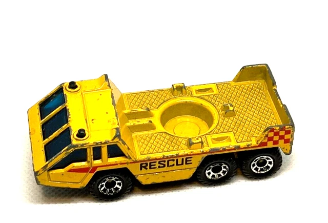 Matchbox 1985 Transporterfahrzeug Rettungsgelb