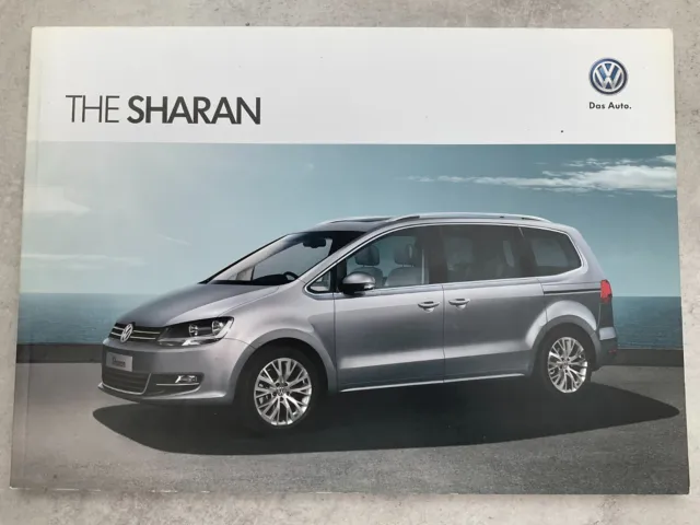 Volkswagen Sharan UK Market Car Sales Brochure - December 2014