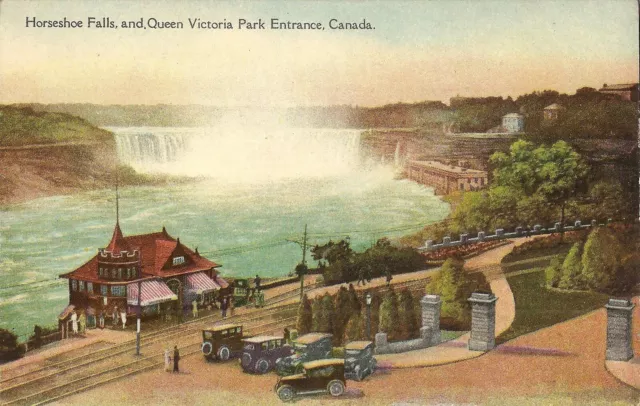Niagara Falls, CANADA - Horseshoe Falls & Queen Victoria Park Entrance