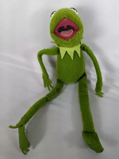 Vintage 1976 KERMIT THE FROG #850 Jim Henson MUPPET DOLL Fisher Price Plush Toy 