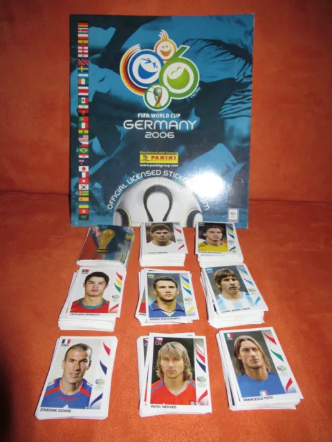 Panini World Cup Germany 2006 - Album Vuoto + Set Completo 596 Figurine -Edicola