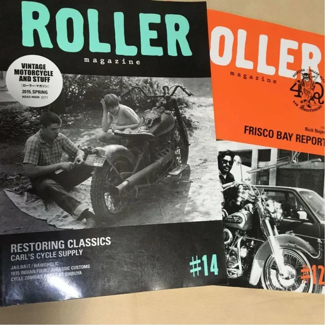 ROLLER MAGAZINE VOL.14 Book Vintage Motorcycle Stuff £44.13 PicClick UK