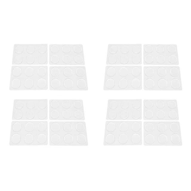 96l Pads Drum Silencers Non- Soft Silicone Drum Mute for Tone (Clear) Z2F6