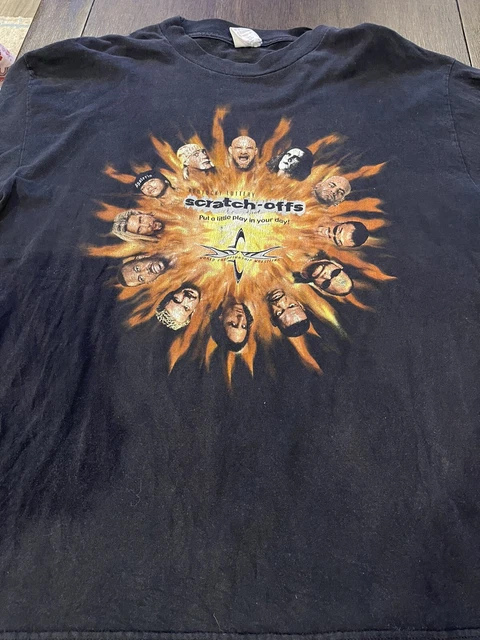 Vintage WCW Wrestling Kentucky Lottery Mens T Shirt XL