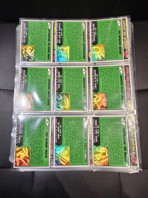 1994 Mars Attacks Archives First Day Production Complete Set of 55 3