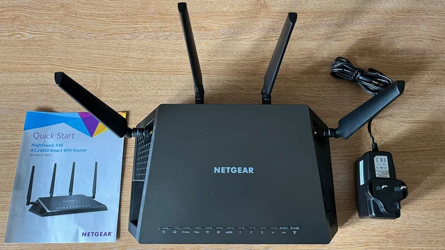 NETGEAR Nighthawk X4S 2600 Mbps 4 Port 1000 Mbps Wireless Router - ‎R7800-100PES