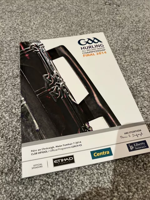 GAA All Ireland Hurling Final 2014 - Official Programme - Tipperary v Kilkenny