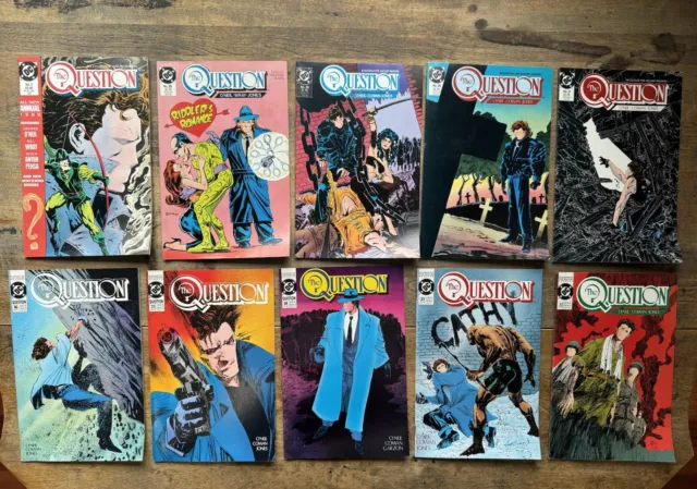 The Question 2 26 29 30 31 32 33 34 35 36 Comic LOT RUN (10) • DC Comics 1986