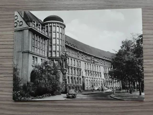 Alte Historische-Ansichtskarte Leipzig-Deutsche Bücherei,1963