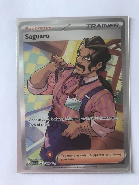 SAGUARO 255/193 POKEMON S&V Paldea Evolved Completo Arte Ologramma