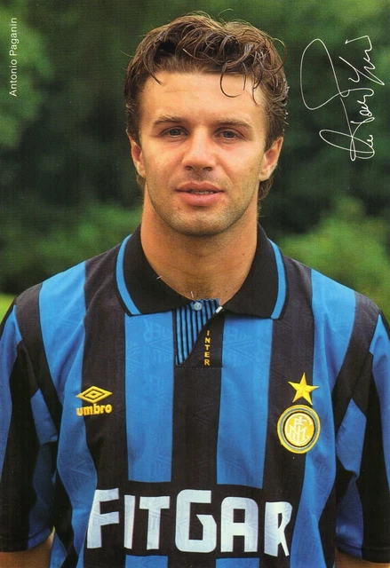CARTOLINA CALCIATORI INTER Anno 1991 Antonio Paganin EUR 3,00 PicClick IT