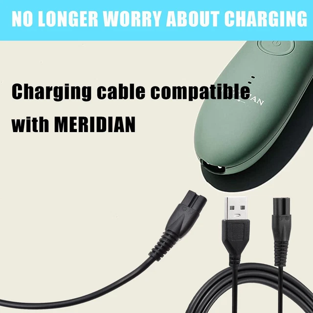 Charging Cable for Meridian Grooming Electric Shavers Trimmers 2
