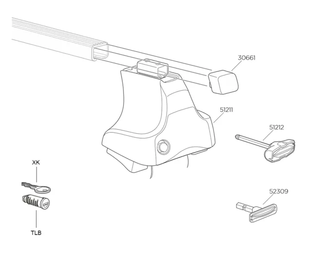 Thule foot pack 754 online
