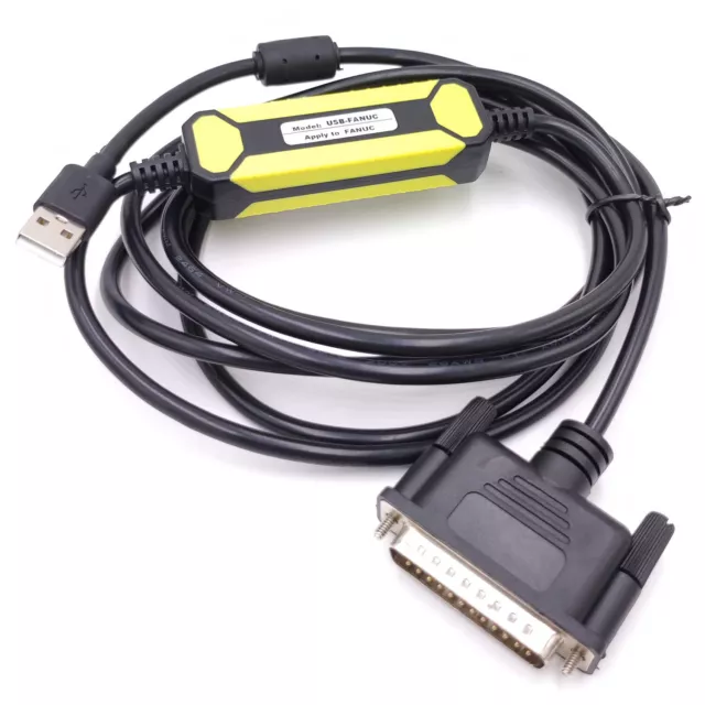 USB-FANUC For Fanuc USB To DB25 Pin CNC Fanuc RS232 Serial Data Download Cable