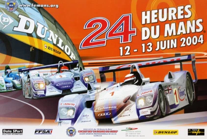 Affiche Originale 24 Heures Du Mans 2005 - Course Automobile - Occasion