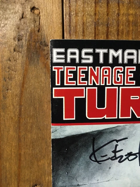 Teenage Mutant Ninja Turtles #17 Mirage 1988 Signed by Kevin Eastman w/ COA 3