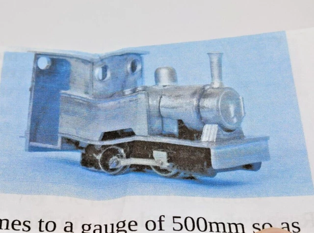 Narrow gauge 009 H0e N-drive Bagnall loco body kit